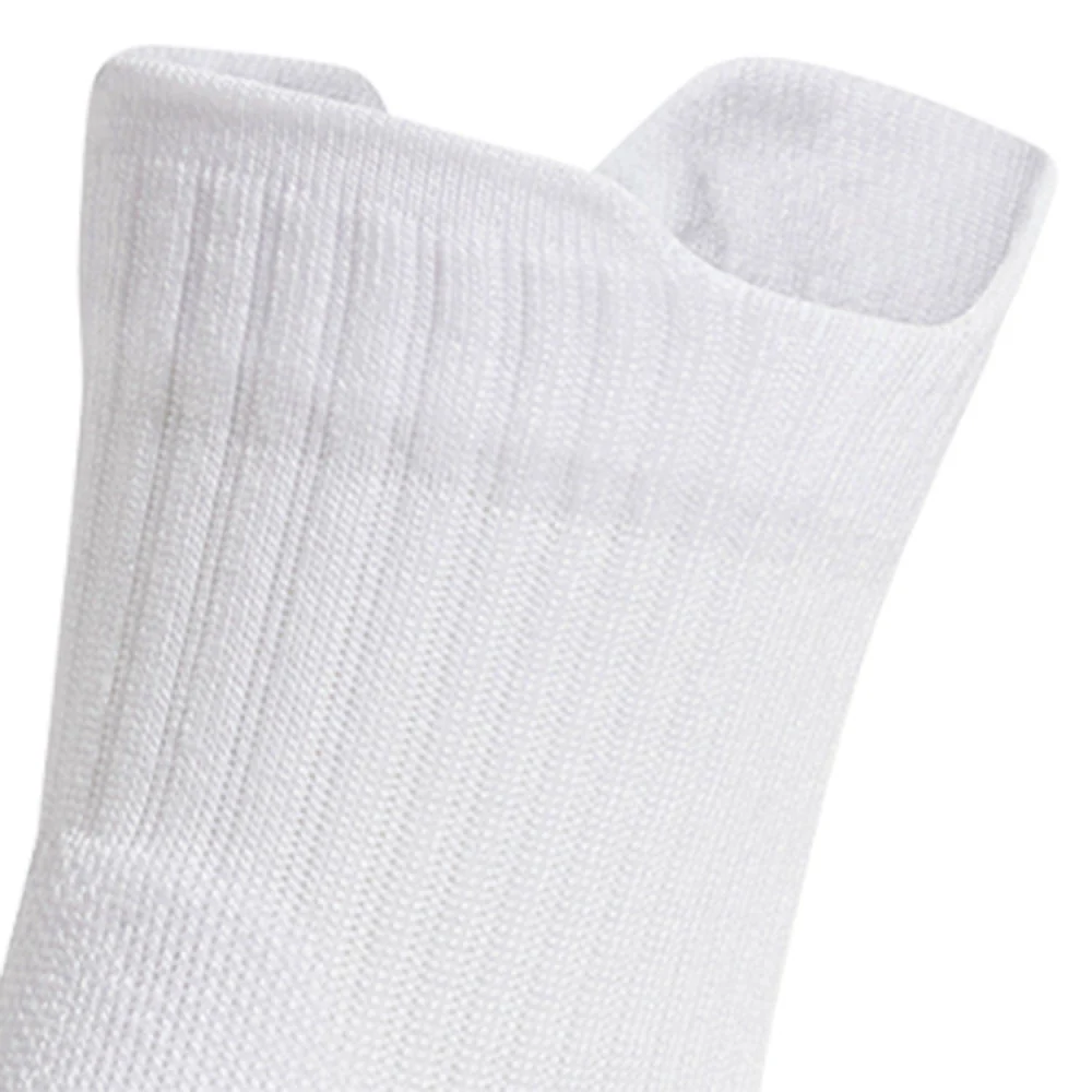 ADIDAS Run x Cushioned Unisex Running Socks - White - L (US SIZE)