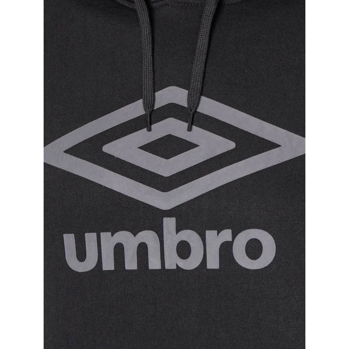 UMBRO Large Logo Men's Hoodie - Black - 2XL (US SIZE)