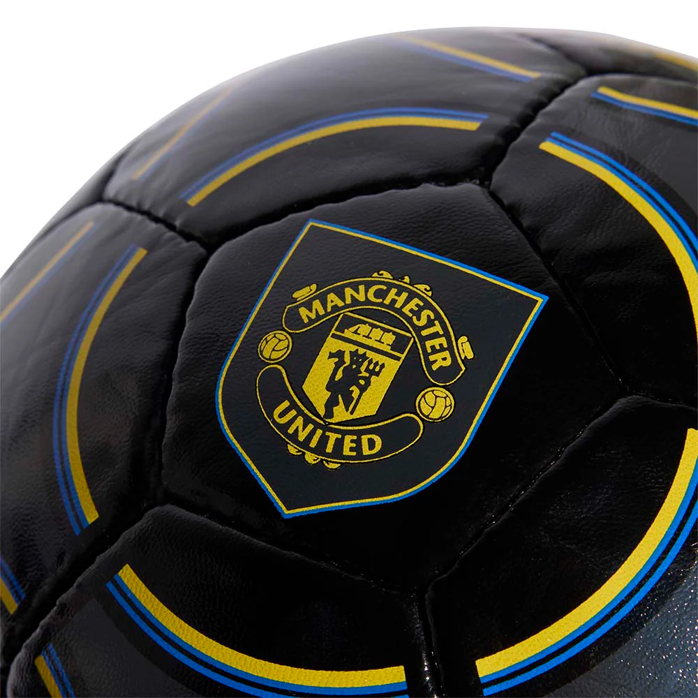 ADIDAS Manchester United Third Football Ball - Black - ONE SIZE