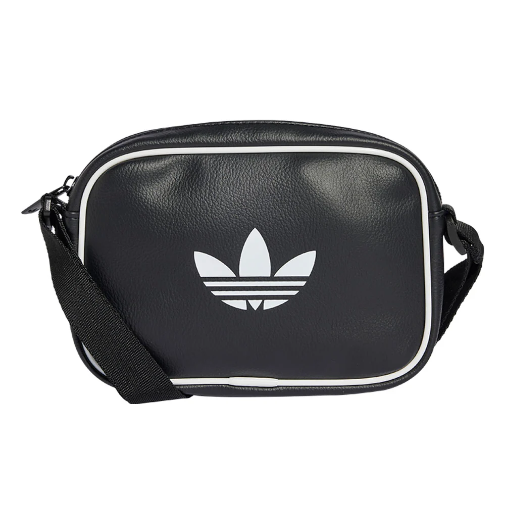 ADIDAS ORIGINALS Adicolor Classic Mini Airliner Unisex Crossbody Bag - Black - ONE SIZE