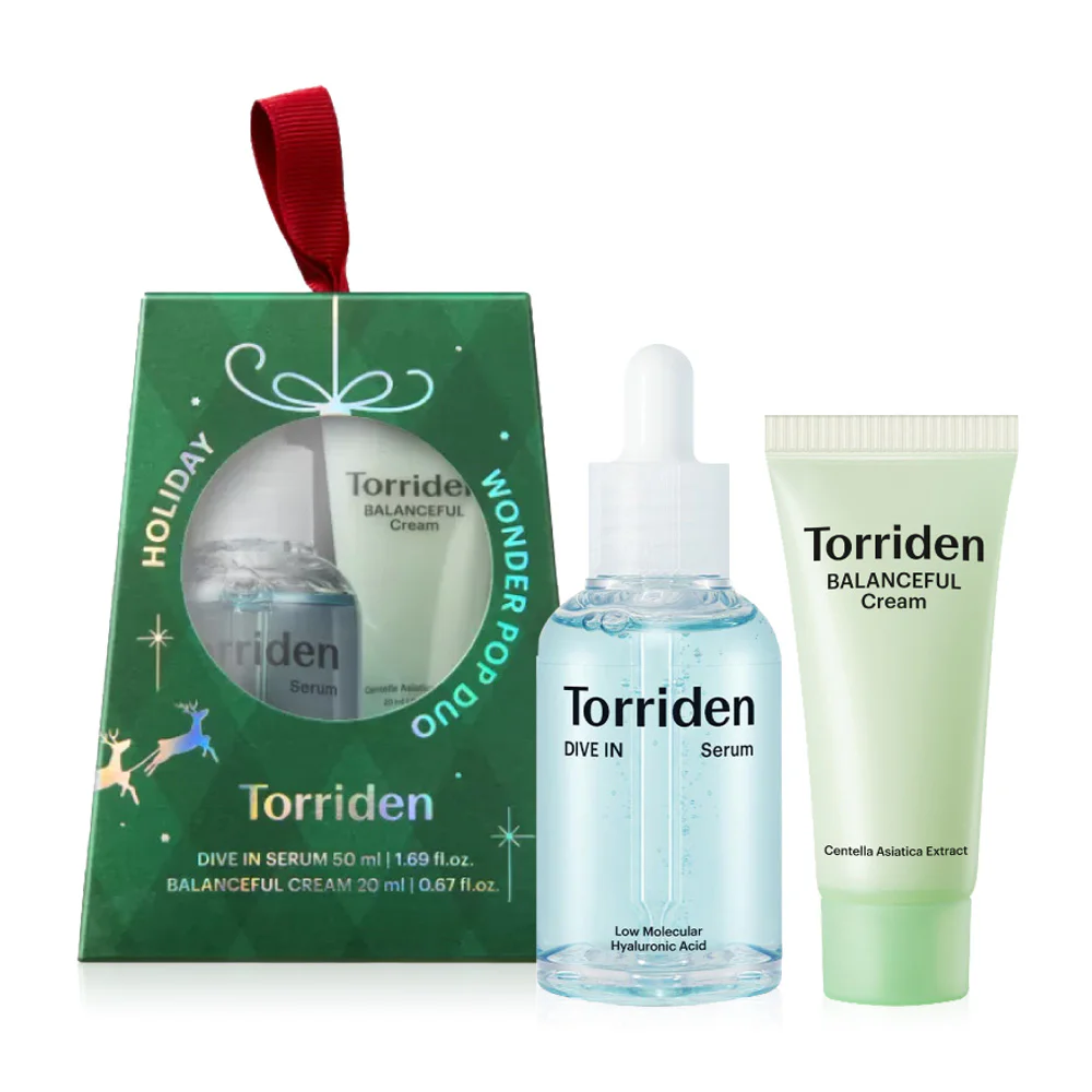 Сыворотка Torriden Set 2 Item Holiday Wonder Pop Duo Green Dive In 50 мл + Cream 20 мл