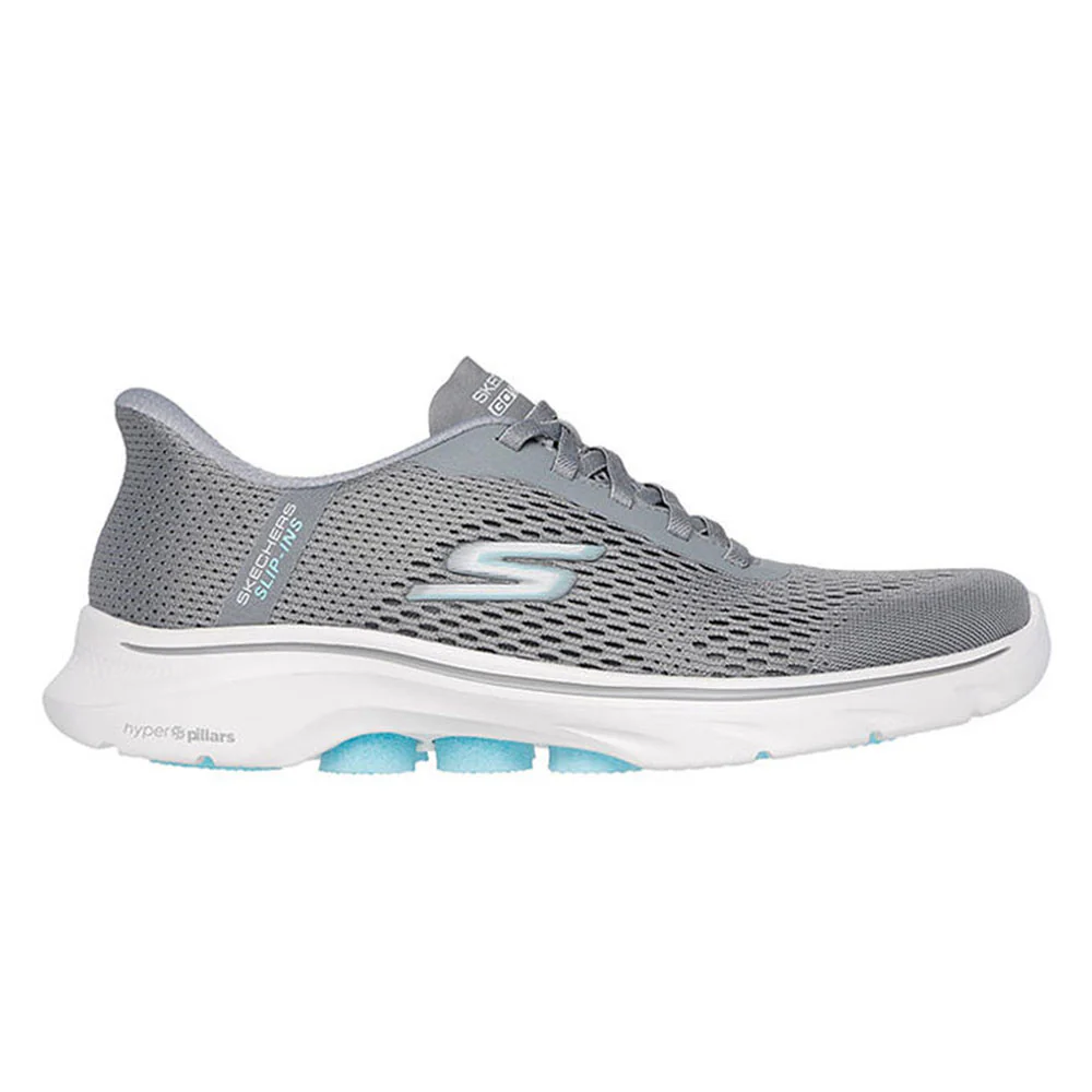 Skechers Slip-ins®: Go Walk 7™ — цвет серый, размер US 10, Jayne Women's Training Shoes