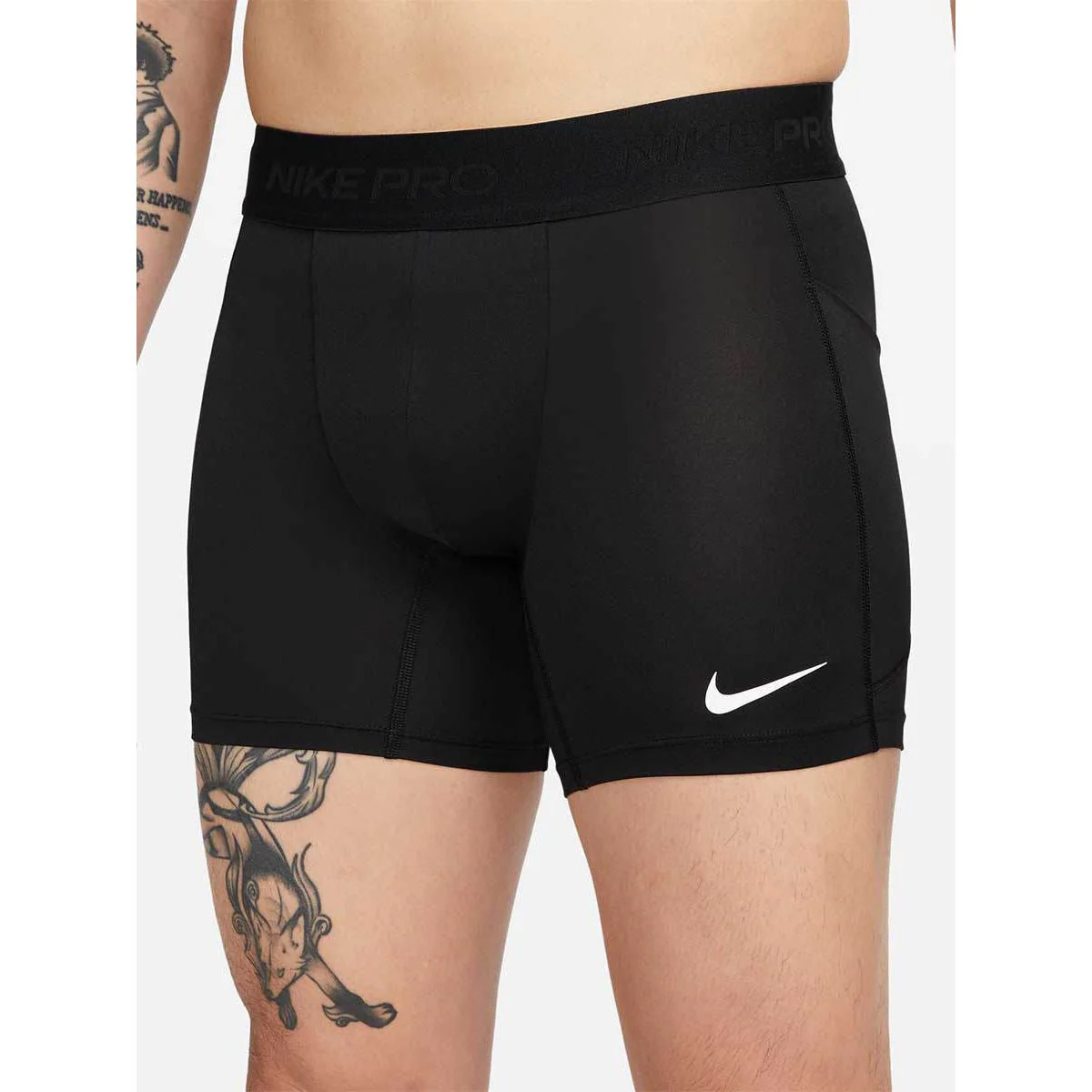 NIKE Pro Dri-FIT Men's Brief Shorts - Black - L (ASIAN SIZE)