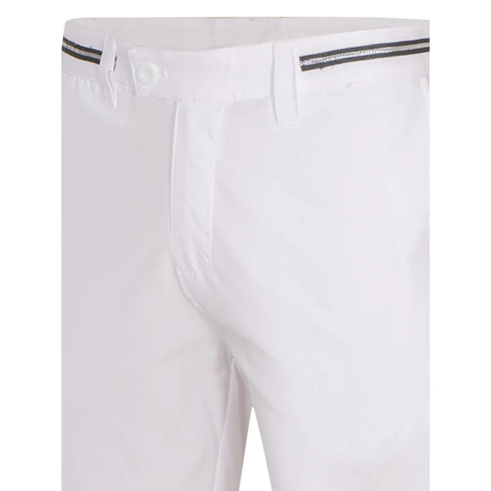 9NINE N23STM002 Men's Golf Shorts - White - 2XL (US SIZE)