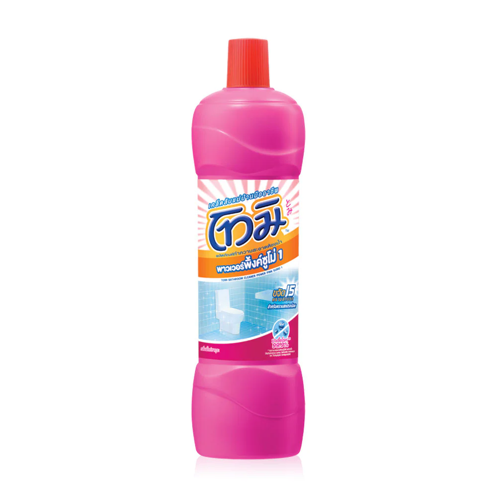 Tomi Bathroom Cleaner Bottle Pink Sakura — Pink Sakura, 850 мл