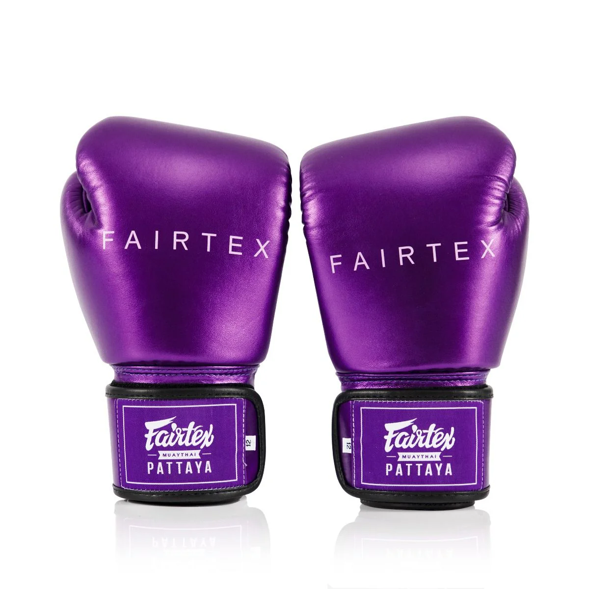 "Metallic" Boxing Gloves - Purple - Purple - 10 oz