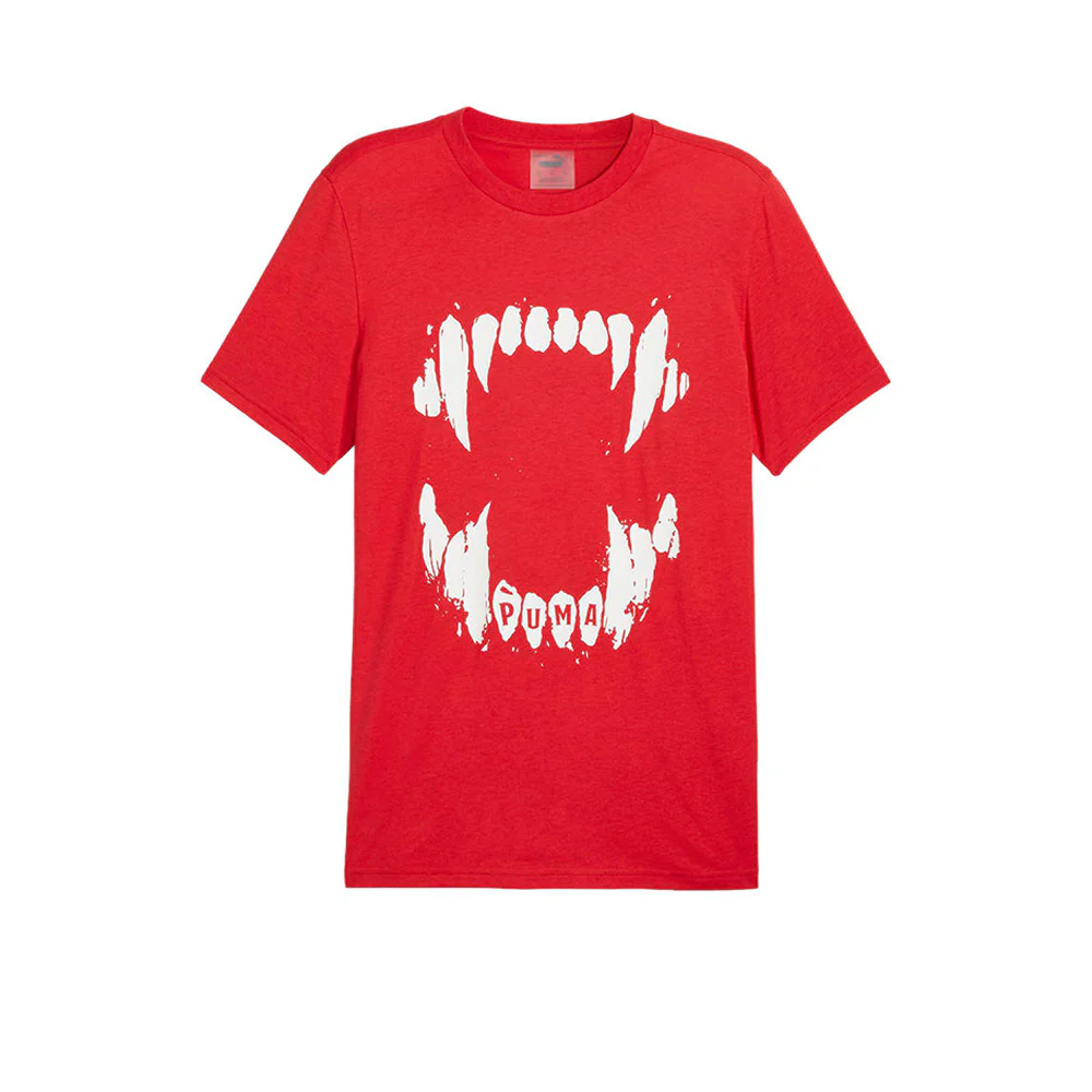 PUMA TSA 2 Men's Basketball T-Shirt - Red - L (UK SIZE)