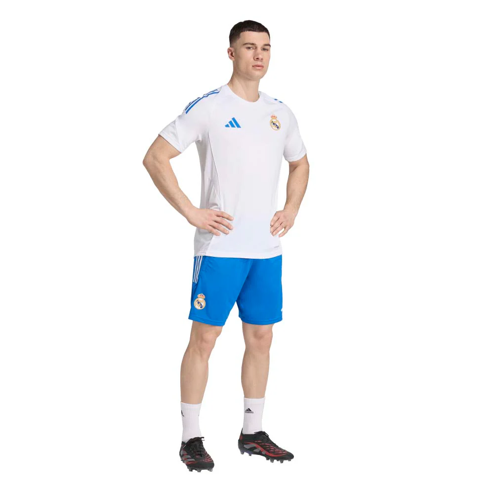 Мужская футбольная джерси Adidas Real Madrid Tiro 25 Competition Training — цвет белый, размер 2XL (UK SIZE)