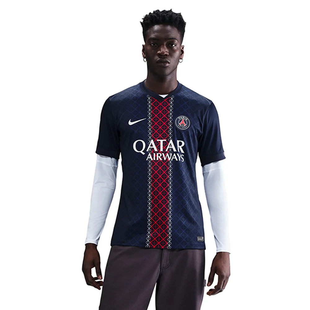 NIKE Men's Paris Saint-Germain Home Stadium  2025/26 Jersey - Blue - 2XL (US SIZE)