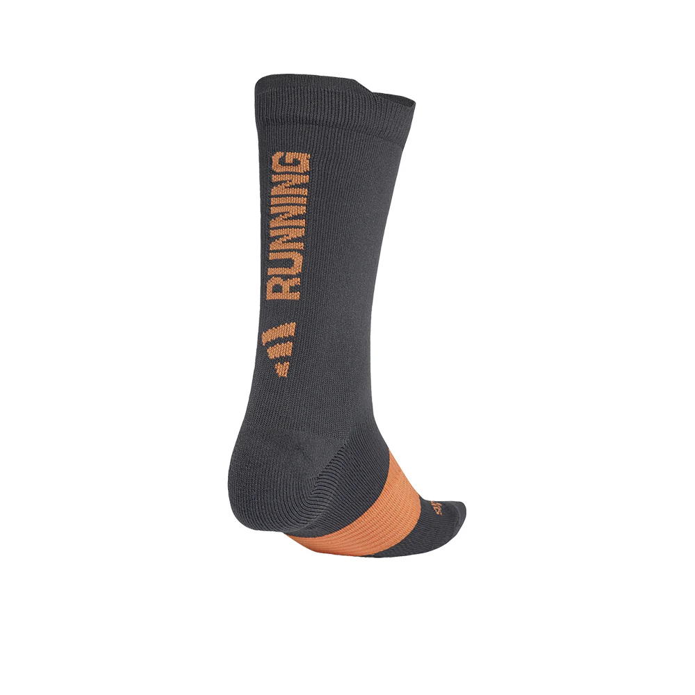 ADIDAS Runxgraphic Unisex Running Socks - Black - L (UK SIZE)