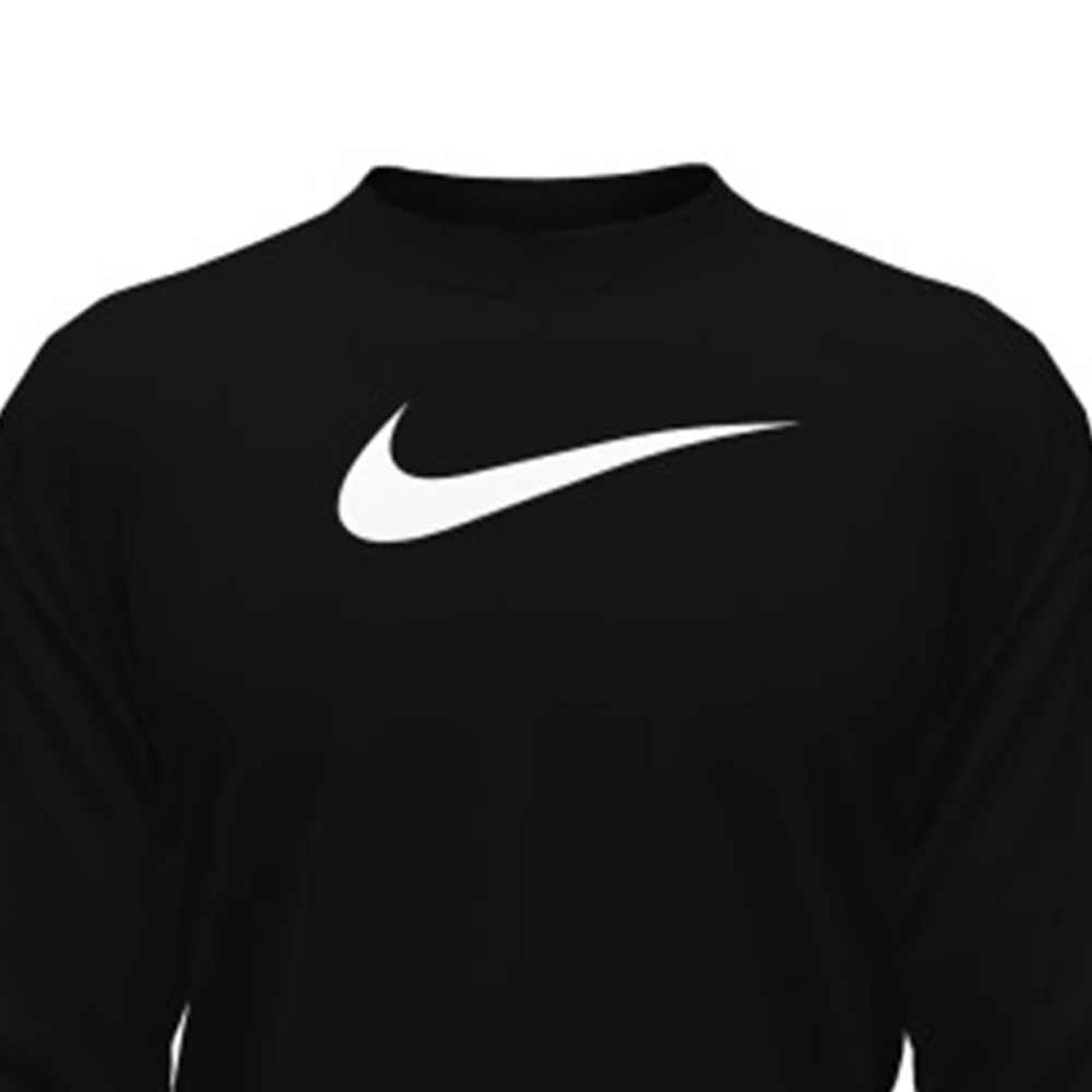 NIKE Long Sleeve Hydroguard Boys Swimsuit - Black - L (US SIZE)