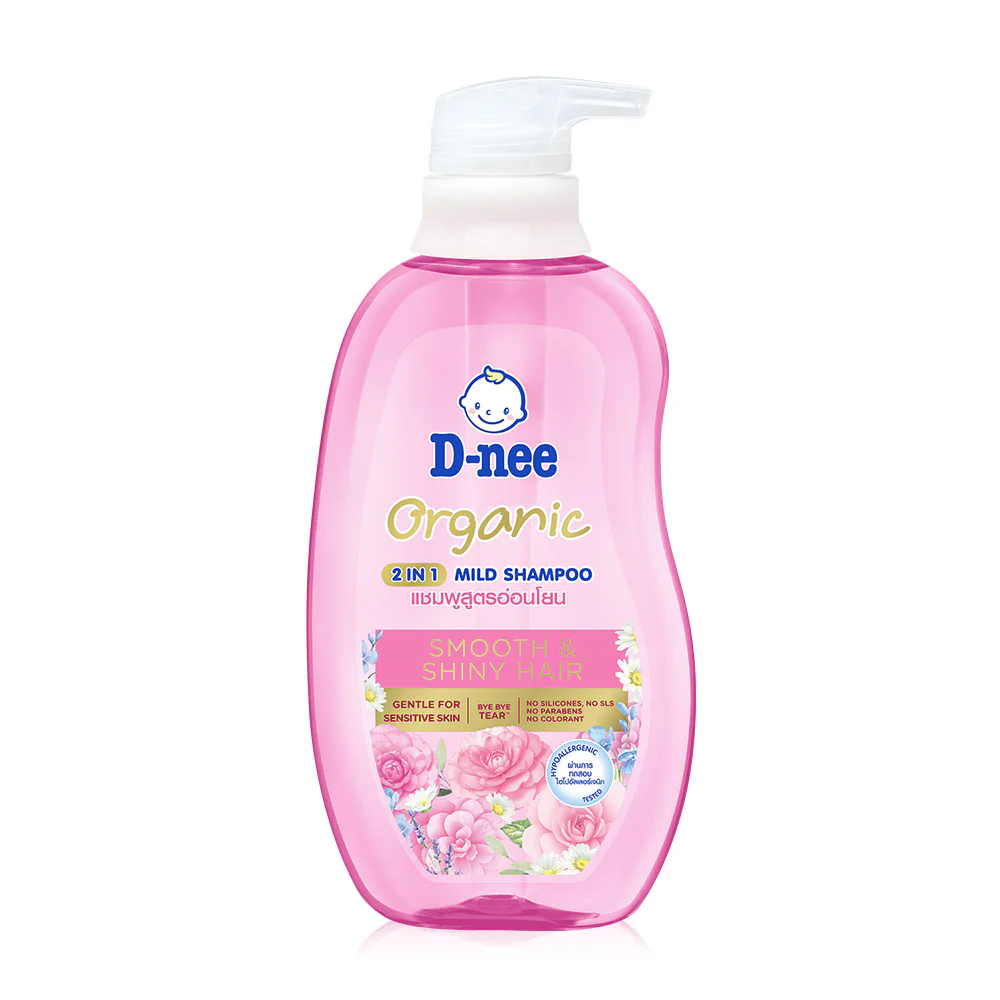 D-nee Organic 2in1 Mild Shampoo Smooth & Shiny Hair — Smooth & Shiny Hair, 380 мл