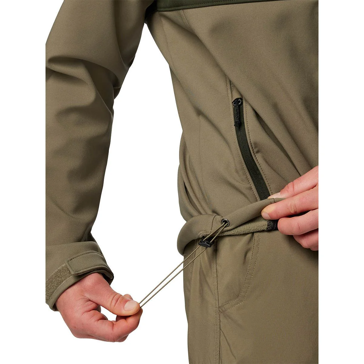 Мужская куртка Columbia Ascender™ Softshell — цвет зеленый, размер 2XL (американский размер)