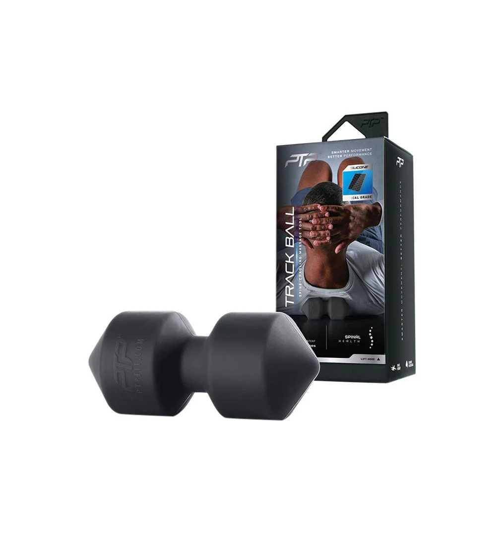 PTP Trackball Firm Back Massager - Black - ONE SIZE