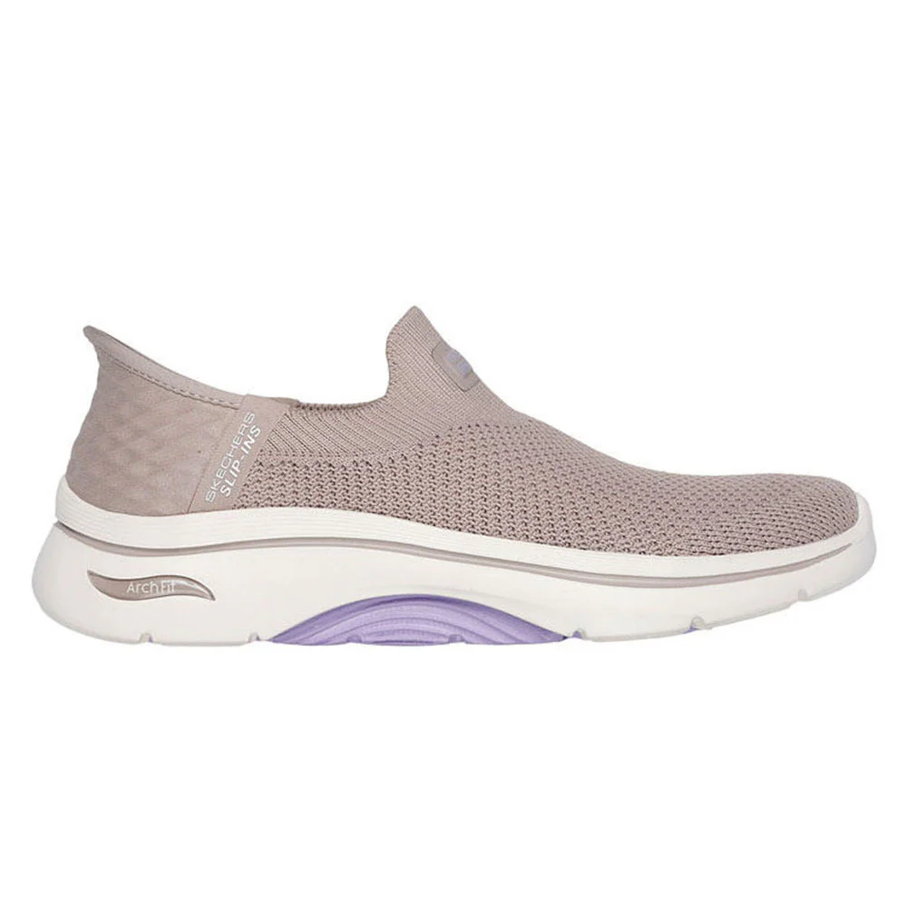 SKECHERS Slip-ins®: GO WALK® Arch Fit® 2.0 - Val Women's Training Shoes - Beige - US 10