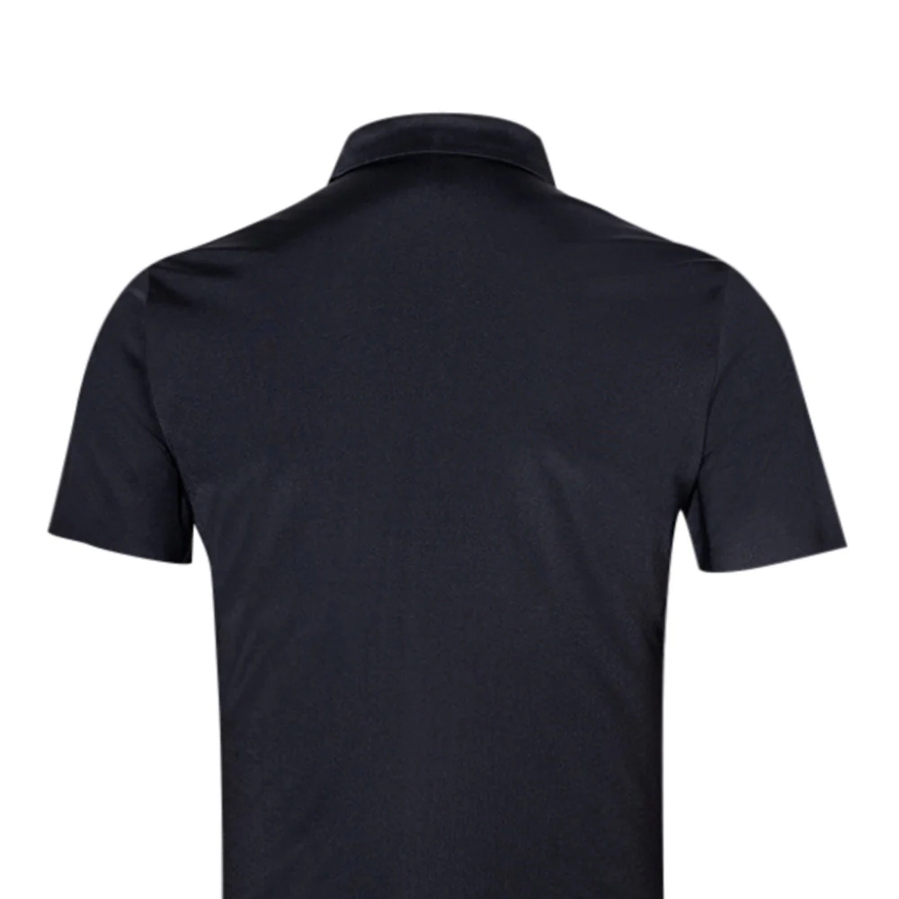 9NINE N25GOPOM01 Men's Golf Polo Shirt - Black - 2XL (US SIZE)