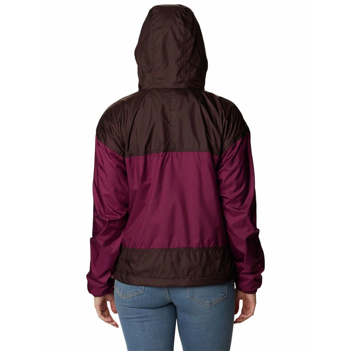 Женская куртка Columbia Flash Challenger Fleece Lined Windbreaker Hiking — цвет фиолетовый, размер 2XL (американский размер)