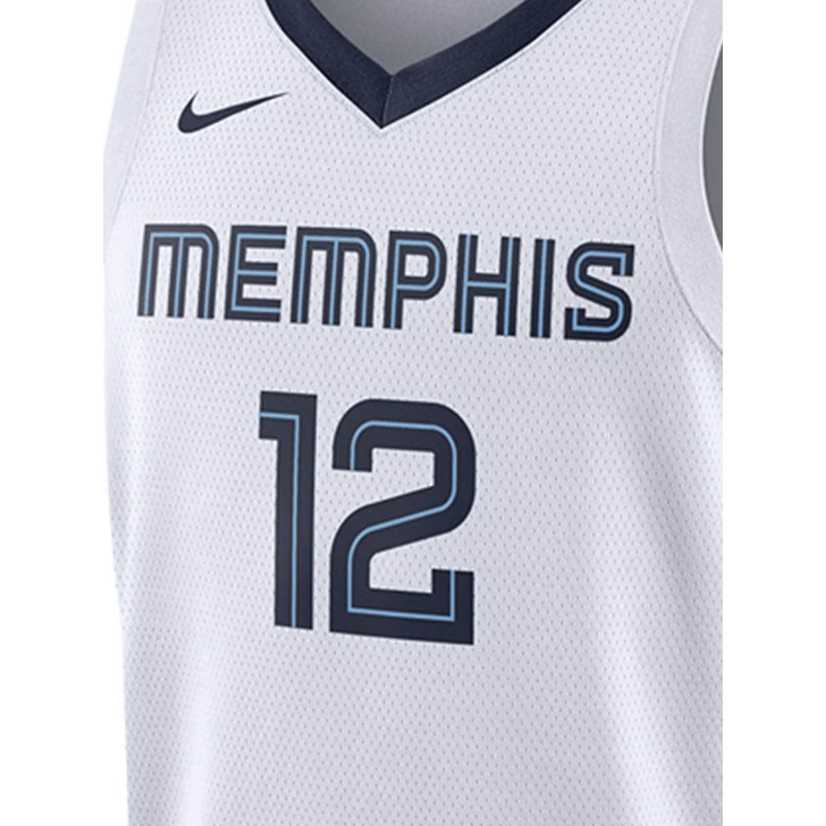 NIKE Memphis Grizzlies Association Edition 2022/23 Men's Basketball Jersey - White - 2XL (US SIZE)