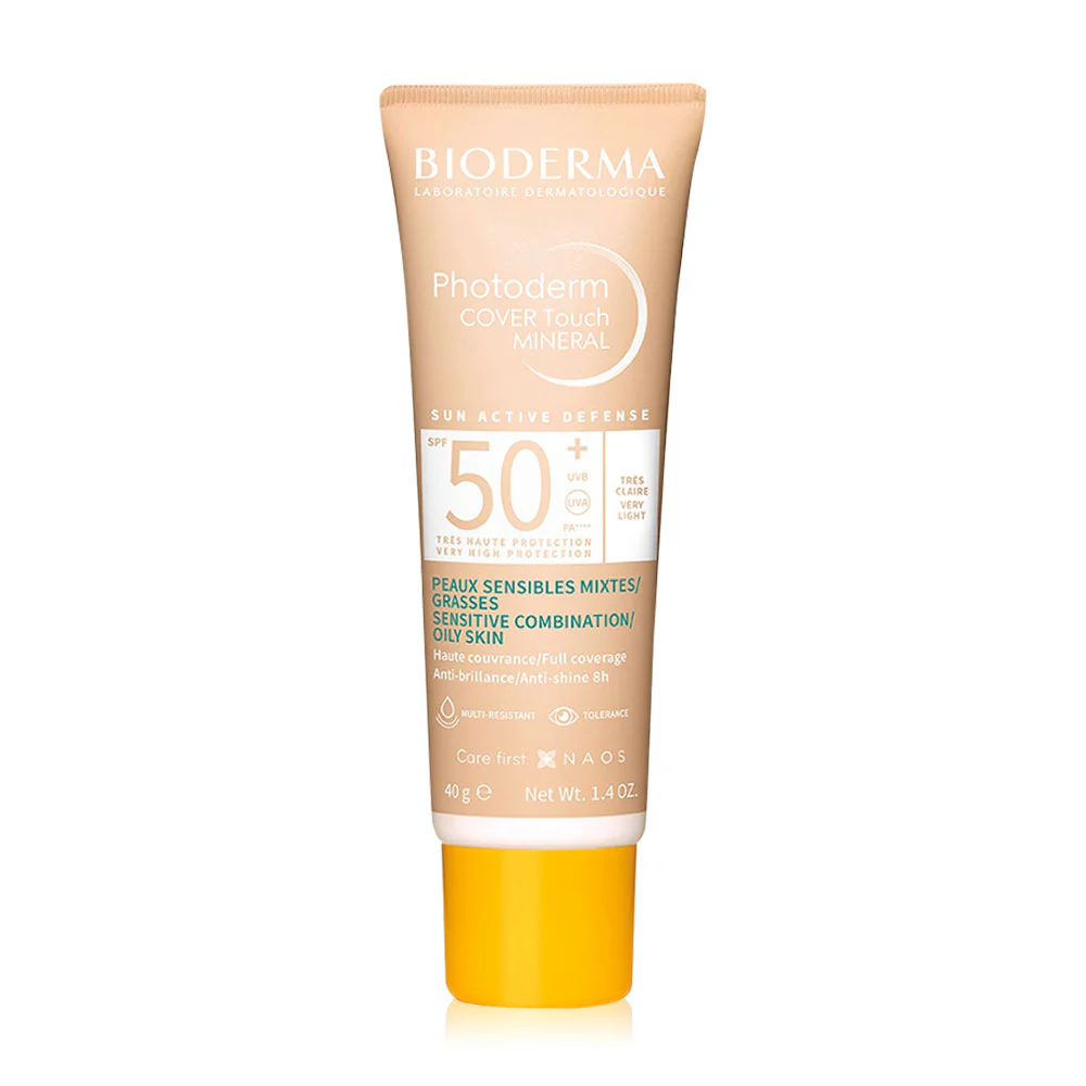 Bioderma Photoderm Cover Touch Mineral SPF50+ PA++++ 40ml - #Very Light