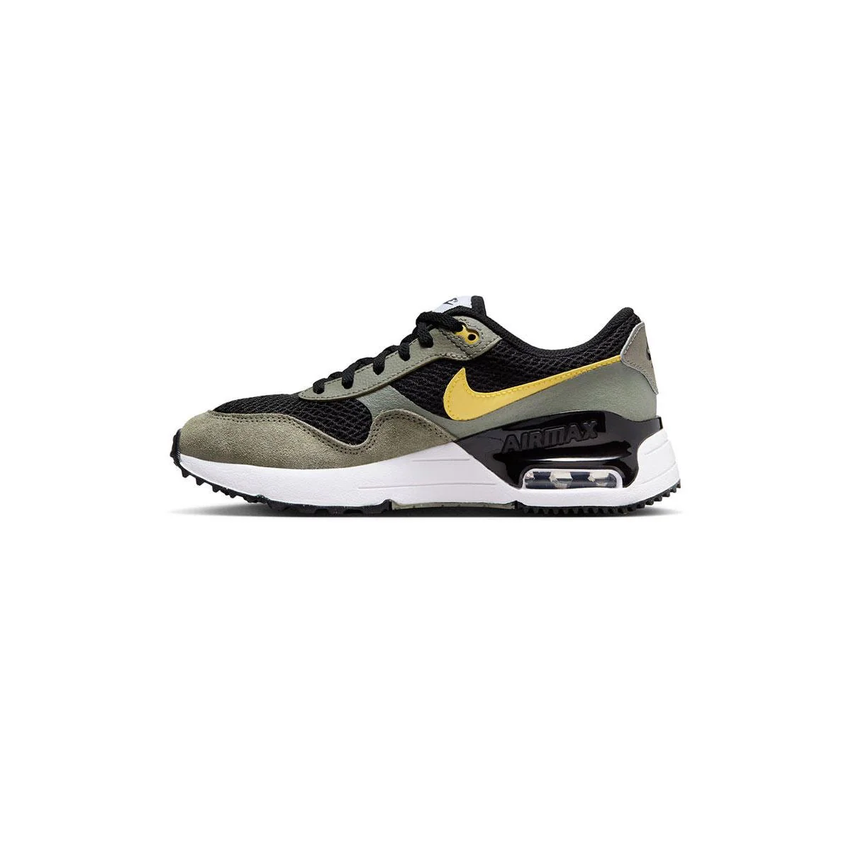 NIKE Air Max SYSTM Kids Lifestyle Shoes - Black - US 4 Y