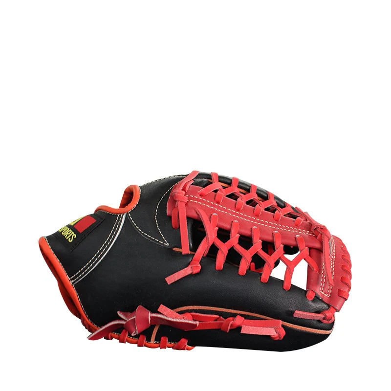 FBT Softball Gloves ถุงมือซอฟบอล Modified Trap 11.50 นิ้ว Black PVC 74430 - Black - One size
