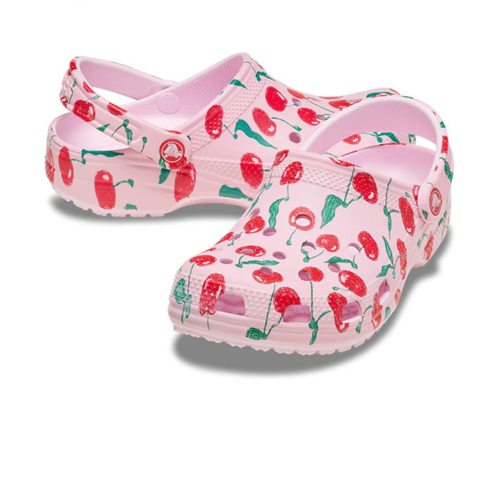 Сабо унисекс Crocs Classic Fresh Fruits Clog — цвет розовый, Us M4/W6