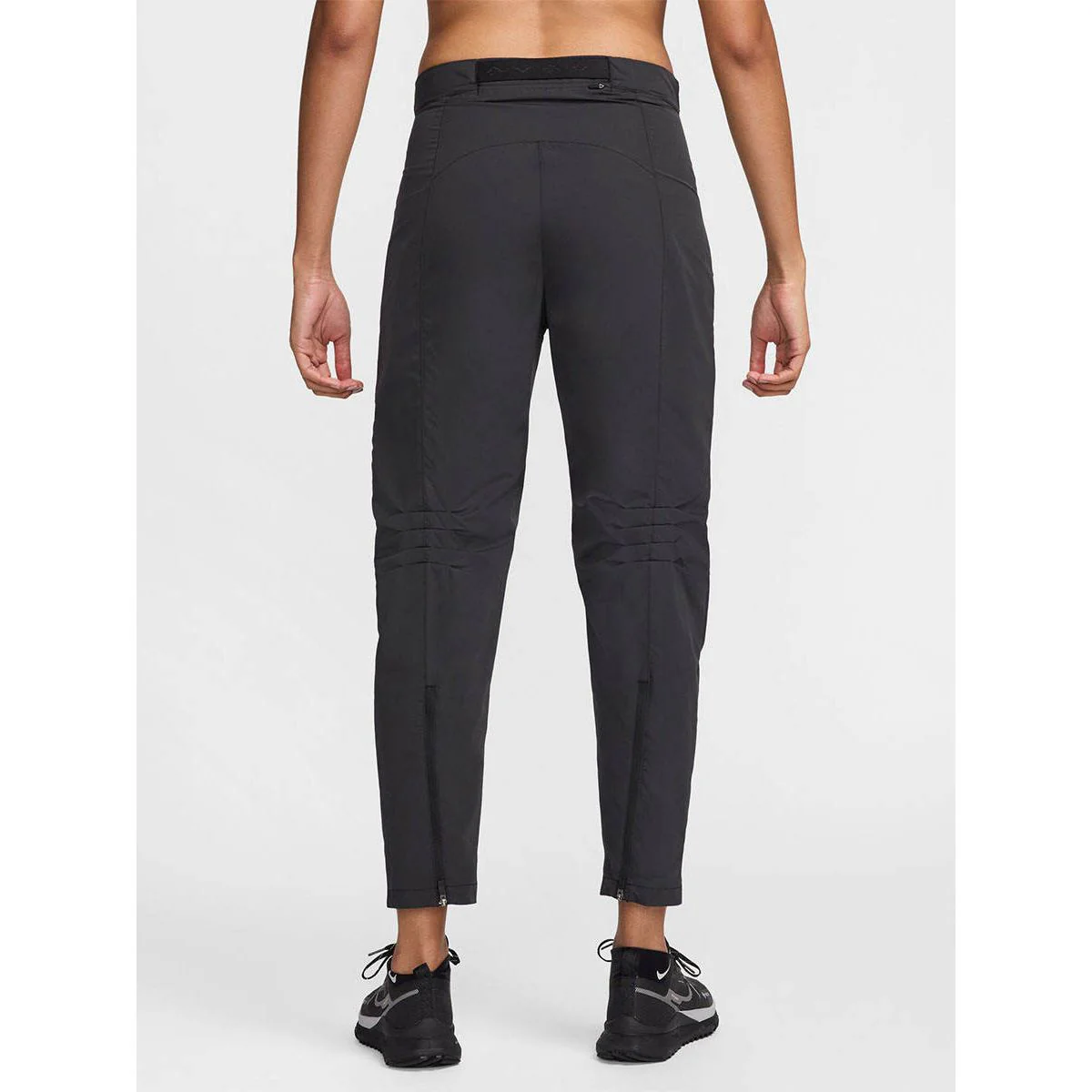 NIKE Trail Women's Repel Mid-Rise Women's Running Pants - Black - L (US SIZE)