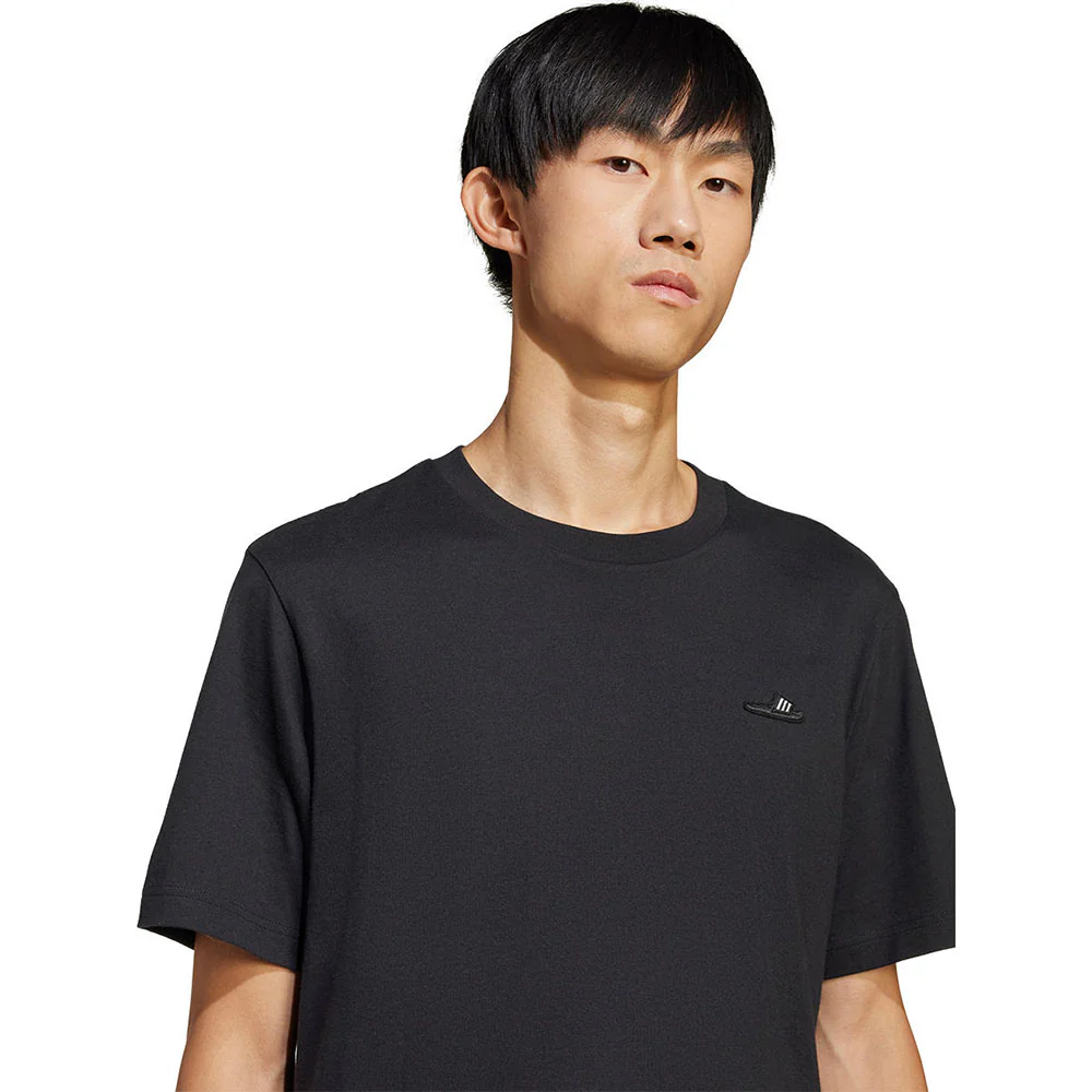 ADIDAS Lounge Slide Graphic Men's T-Shirt - Black - 2XL (ASIAN SIZE)