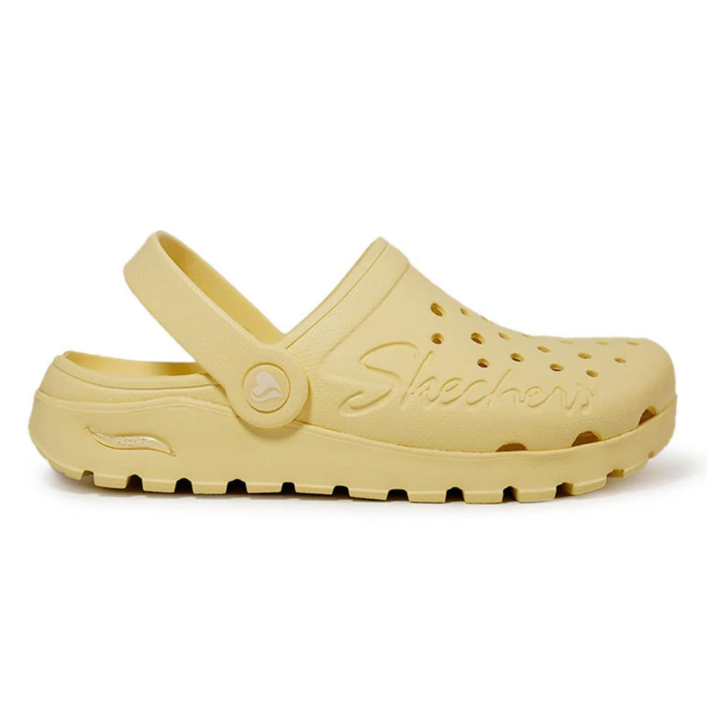 Женские сандалии Skechers Foamies Arch Fit Footsteps — цвет желтый, размер US 10