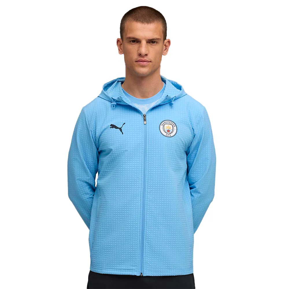 PUMA Manchester City Training Softshell Men's Jacket - Blue - 2XL (UK SIZE)