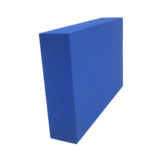 EXEO บล็อคโยคะ 1 สี หนา 4 cm. - Blue - ONE SIZE
