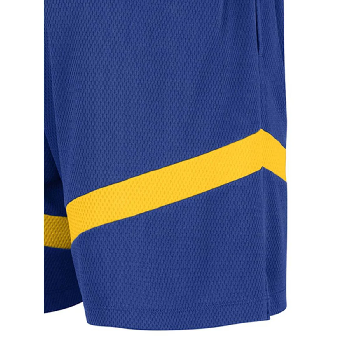 NIKE Golden State Warriors Icon Practice Men's Basketball Shorts - Blue - 2XL (US SIZE)