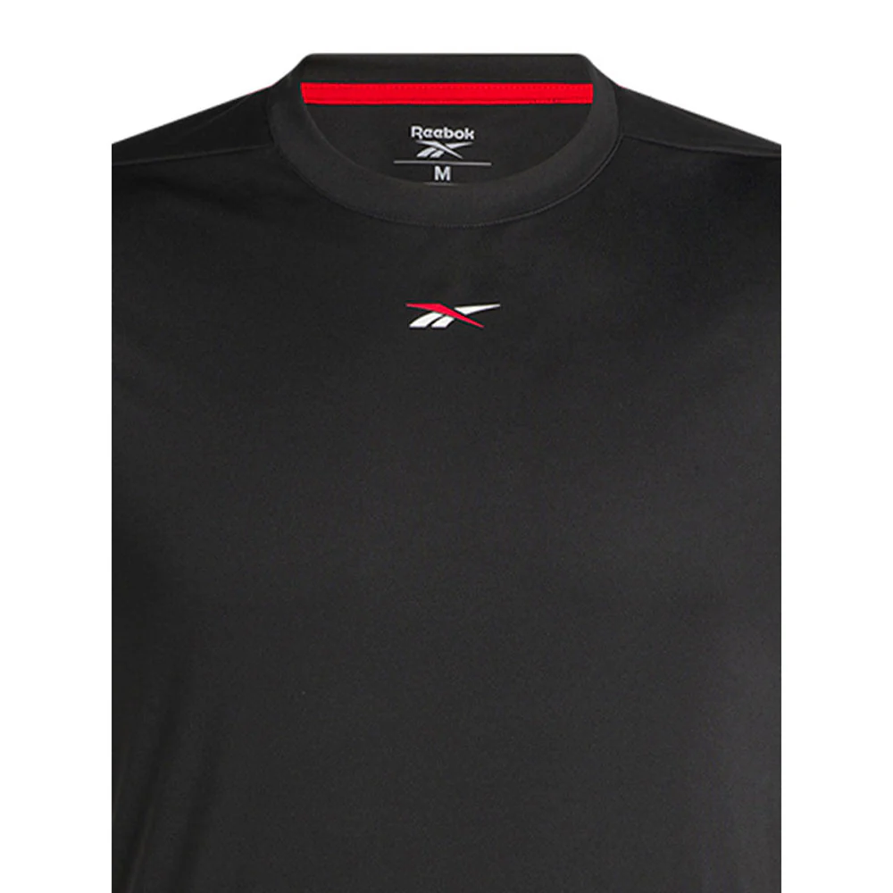 REEBOK Tech Men's Training T-Shirt - Black - 2XL (US SIZE)