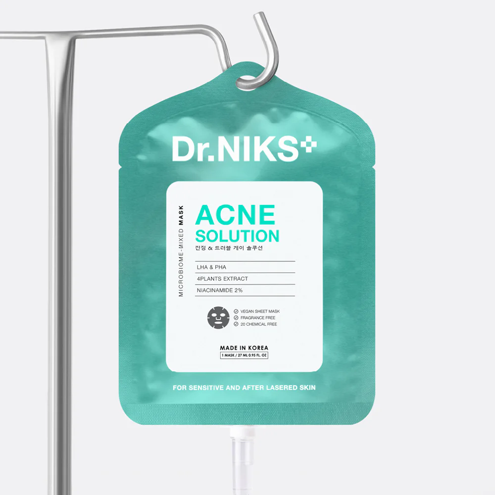 Dr.NIKS Pore Tightening Microbiome-Mixed Mask [27ml x 3pcs]