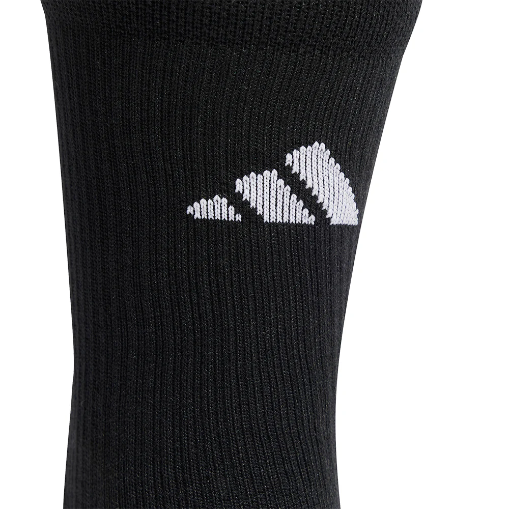 ADIDAS Football GRIP Printed Cushioned Crew Performance Men's Football Socks - Black - L (UK SIZE)
