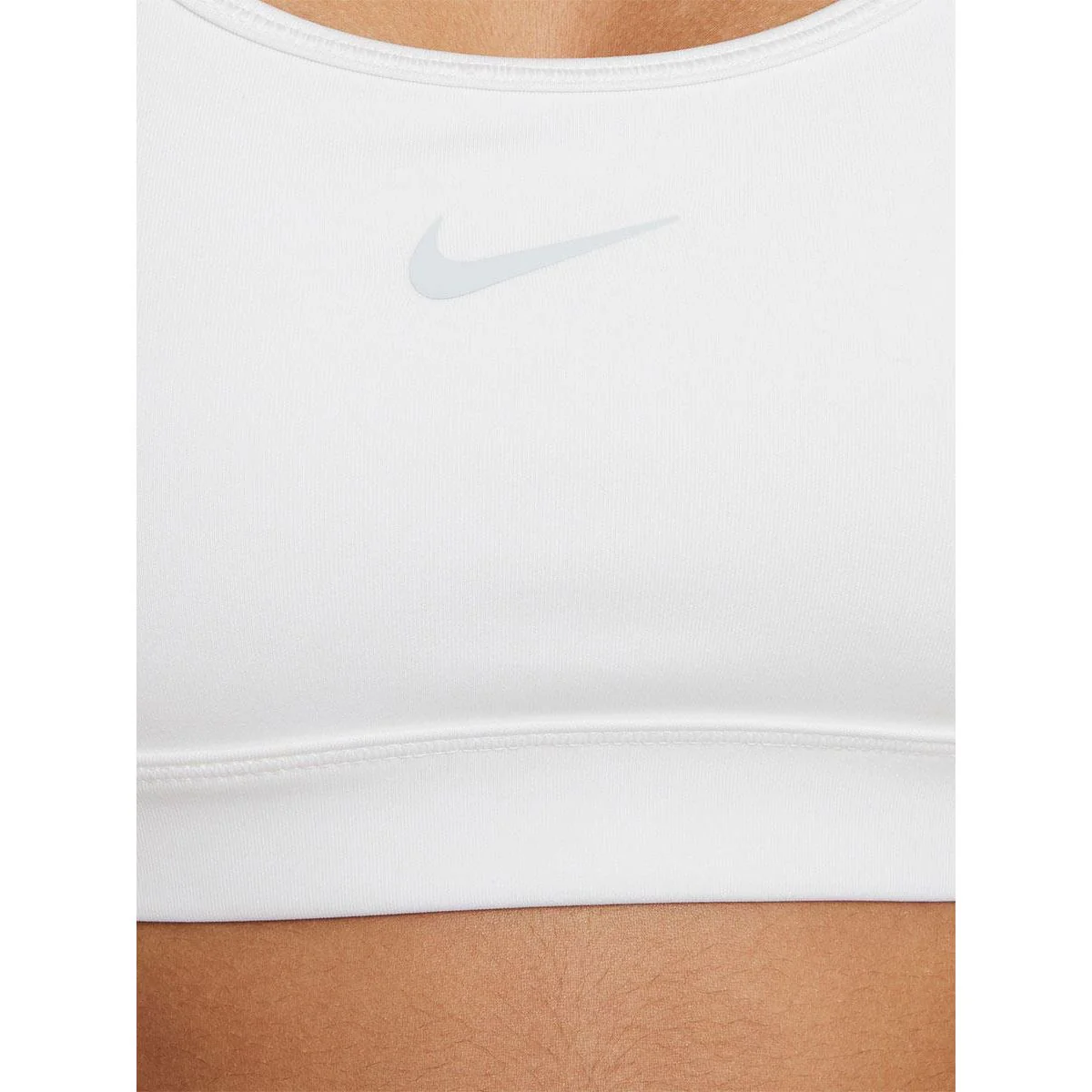 Спортивный топ для девочек Nike Swoosh — цвет белый, размер L (американский размер)