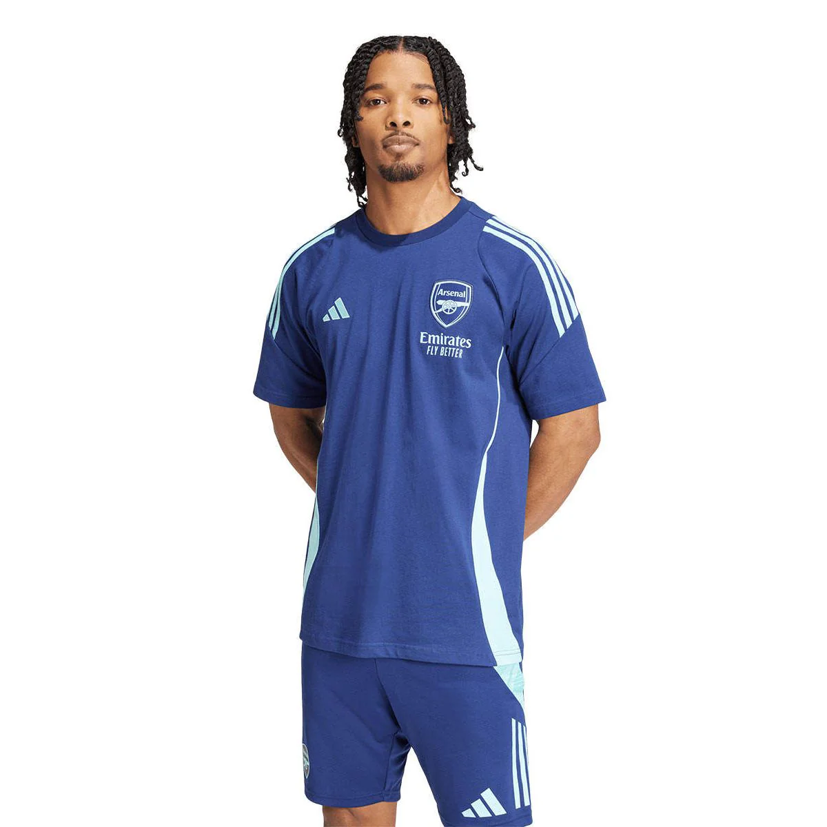 ADIDAS Arsenal Tiro 24 Men's Football T-Shirt - Blue - 2XL (UK SIZE)