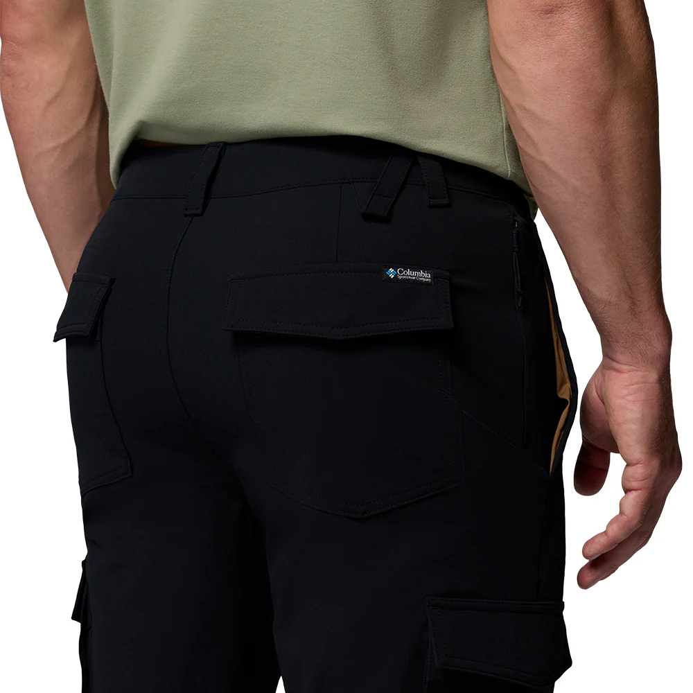 COLUMBIA ROC™ Tech Cargo Men's Hiking Pants - Black - 32 INCHES