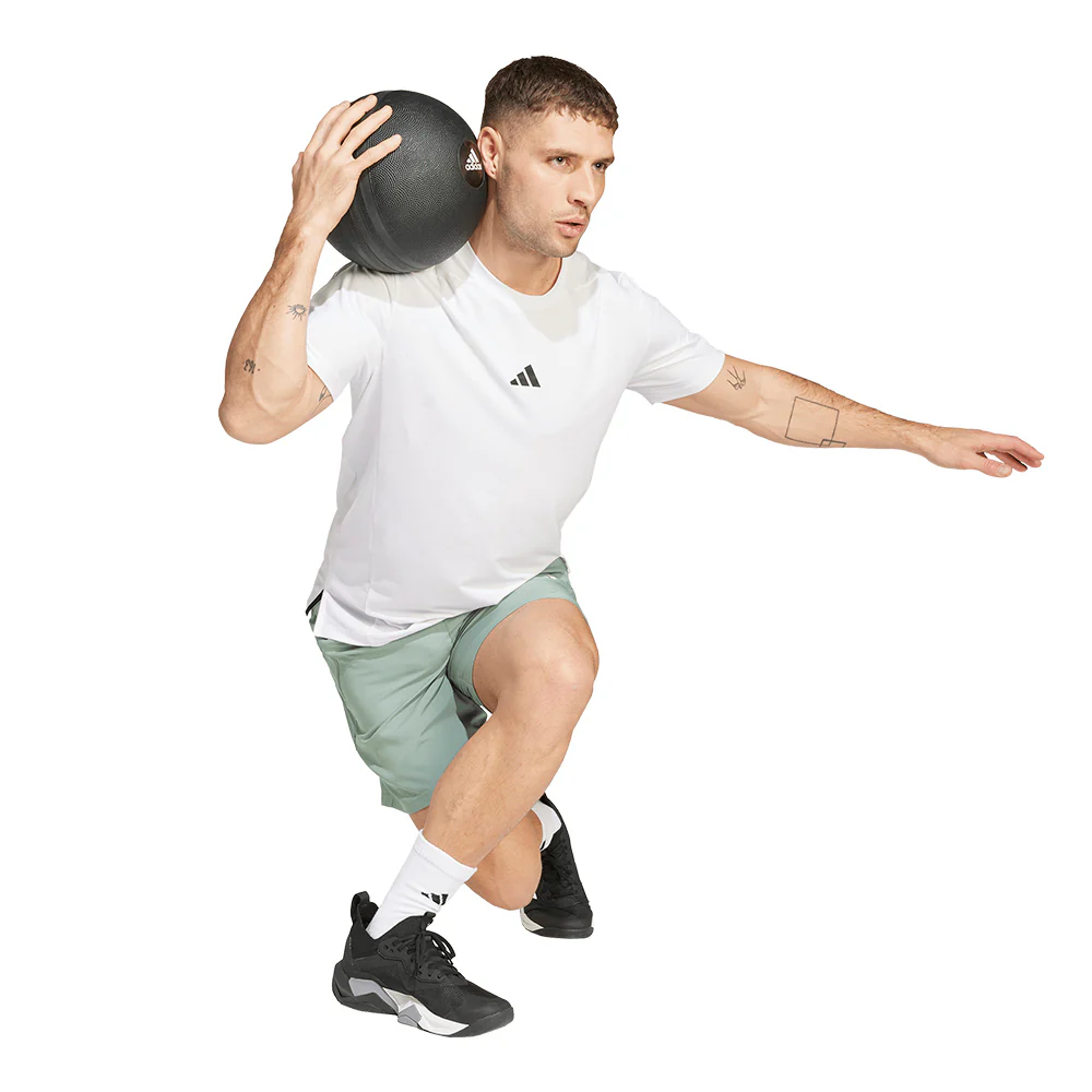 Мужские тренировочные шорты Adidas Train Essentials Woven — цвет зеленый, размер 2XL (азиатский размер)