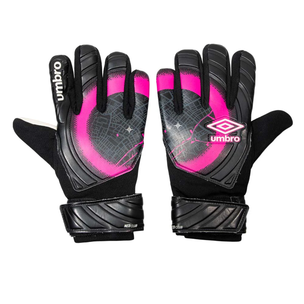 UMBRO Neo Club Men's Goalkeeper Gloves - Black - GLOVES 10