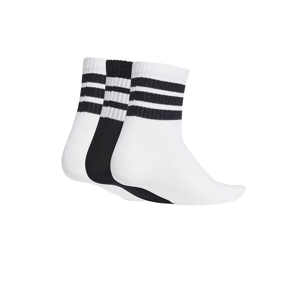 ADIDAS Ribbed Kids Socks (3 Pairs) - Multi Color - 2XL (KIDS SIZE)