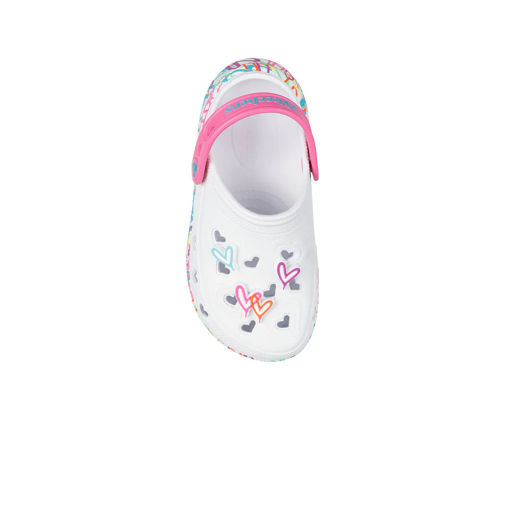 SKECHERS x JGoldcrown: Foamies Cutie Pops – Love Pop Girls Sandals