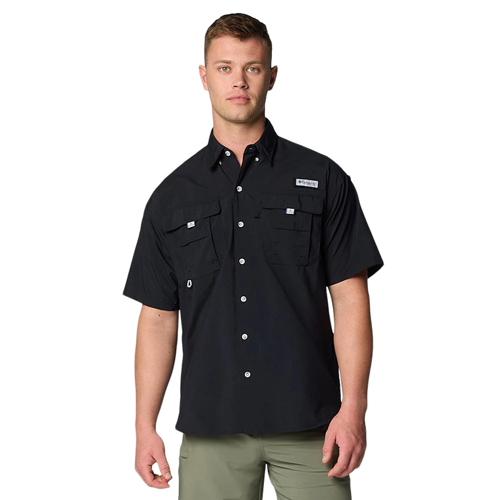 COLUMBIA PFG Bahama™ II Short Sleeve Men's Fishing Shirt - Black - 2XL (US SIZE)