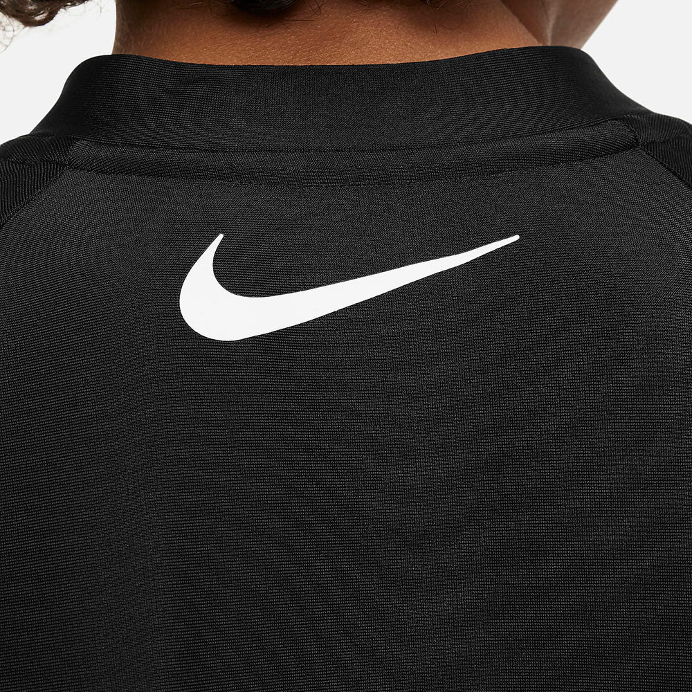 NIKE 3-D Swoosh Long-Sleeve Boys Rashguard - Black - L (US SIZE)