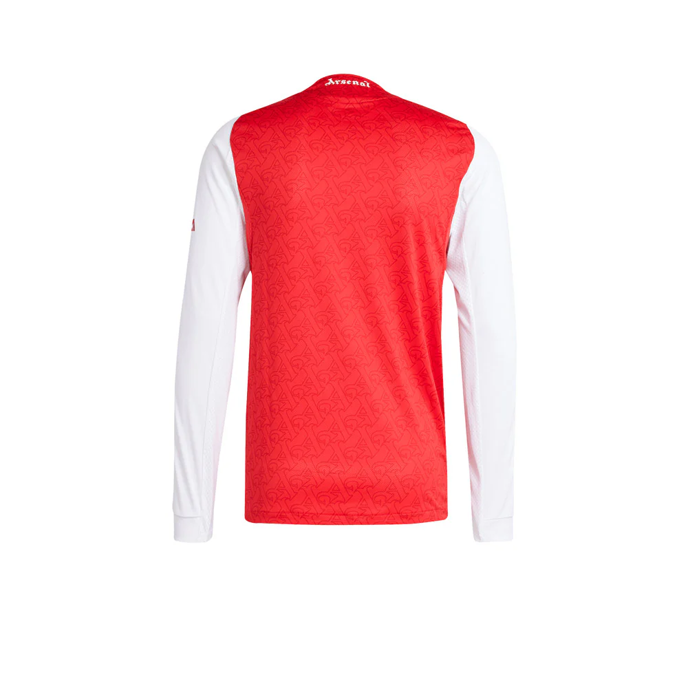 ADIDAS Men's Arsenal Home Authentic Long Sleeve 2025/26 Jersey - Red - L (UK SIZE)
