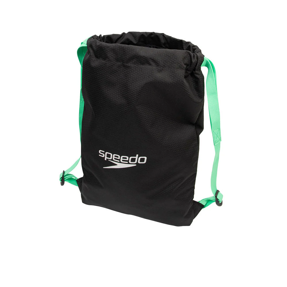 SPEEDO Pool Unisex Gym Sack - Black - ONE SIZE
