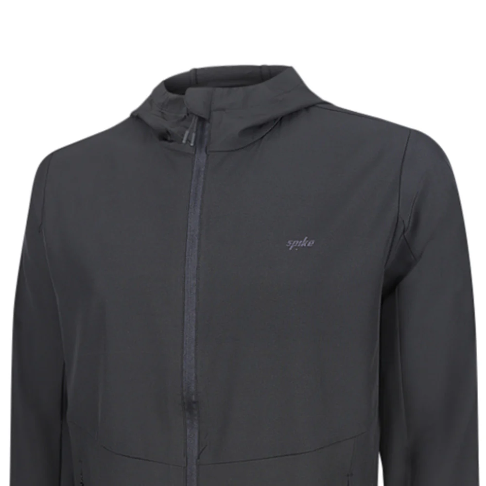SPIKE Black Men's Running Jacket - Black - L