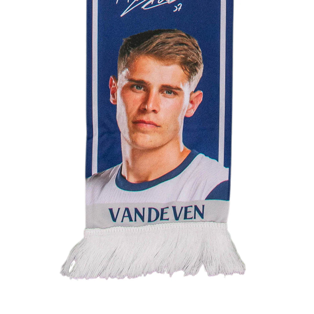 SPURS Van de Ven No.37 Scarf - Blue - ONE SIZE