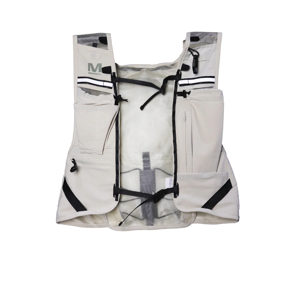MERRELL Trail Running Hydration Pack Unisex Backpack - Beige - L/XL