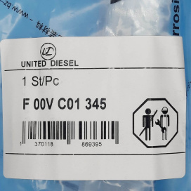 Изображение раздела клапан со штоком united diesel f00vc01345 bosch